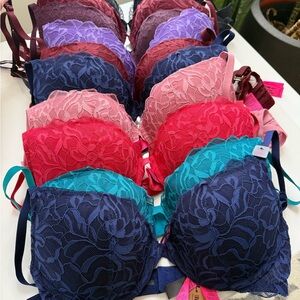 10 La SENZA Lace Obsession Plunge Bras 34 D